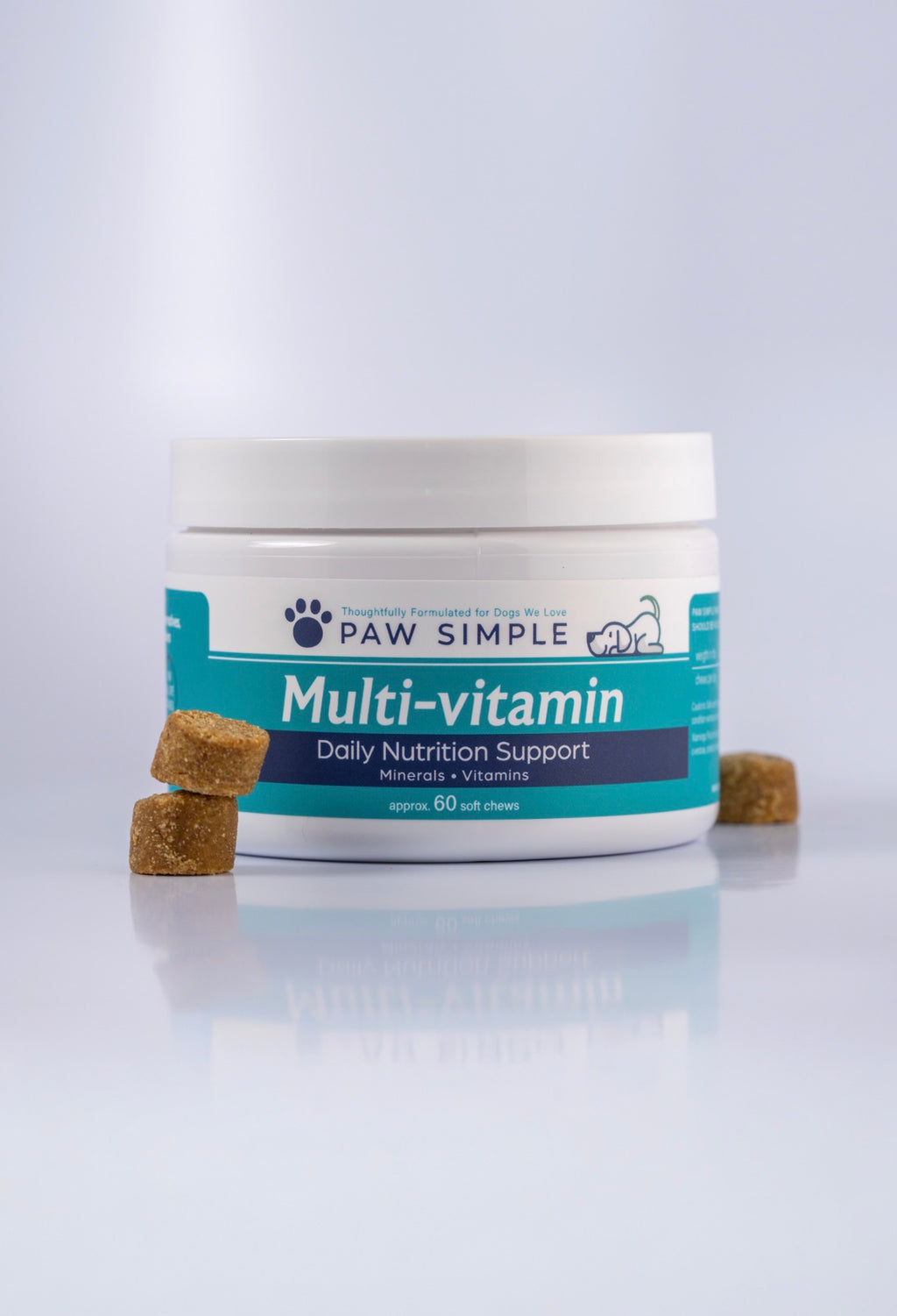 PAW SIMPLE Multivitamin – Daily Nutrition Support for Dogs (60 Soft Chews
